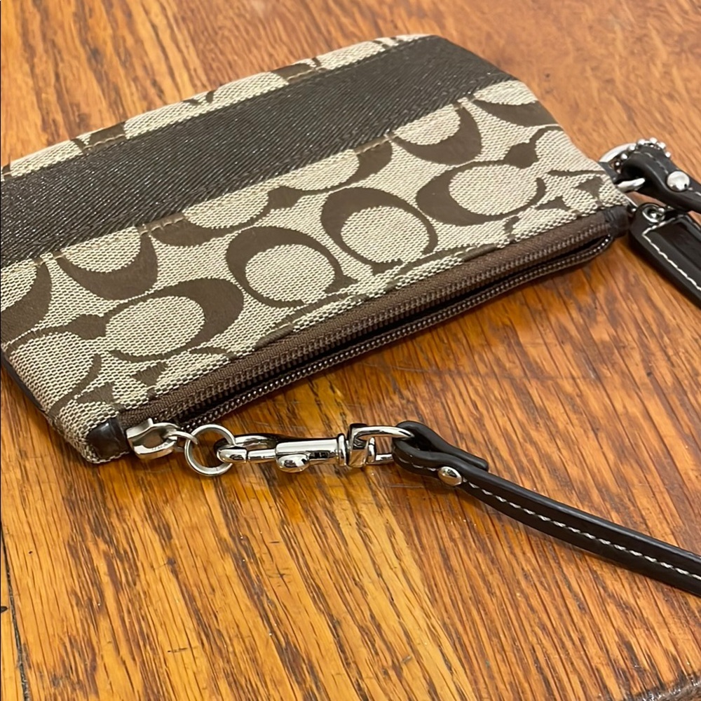 Coach Pattern Wristlet - Picture 3 of 5